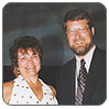 Photo of Rosalyn Queen Alonso, Foundation Chair and James D. Otvos, Ph.D.